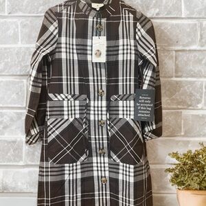 NWT - Tuckernuck Cedar Check Crosby Dress